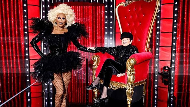 RuPaul and Liza Minnelli (image via Paramount)
