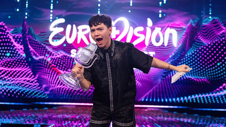 JJ of Austria (image via Eurovision Song Contest)