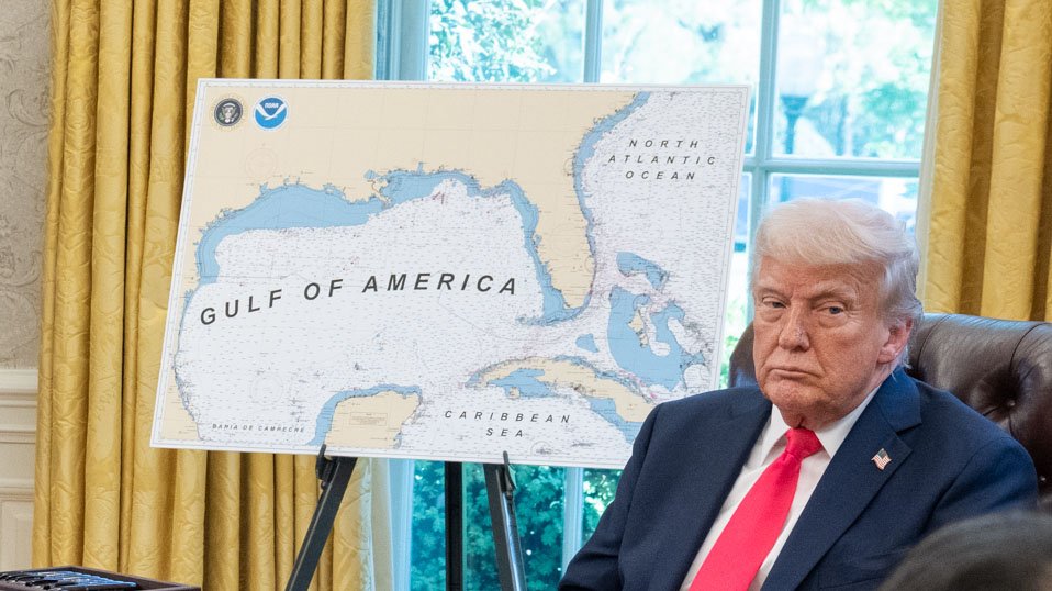 Donald Trump wants to rename the Gulf of Mexico "the Gulf of America"