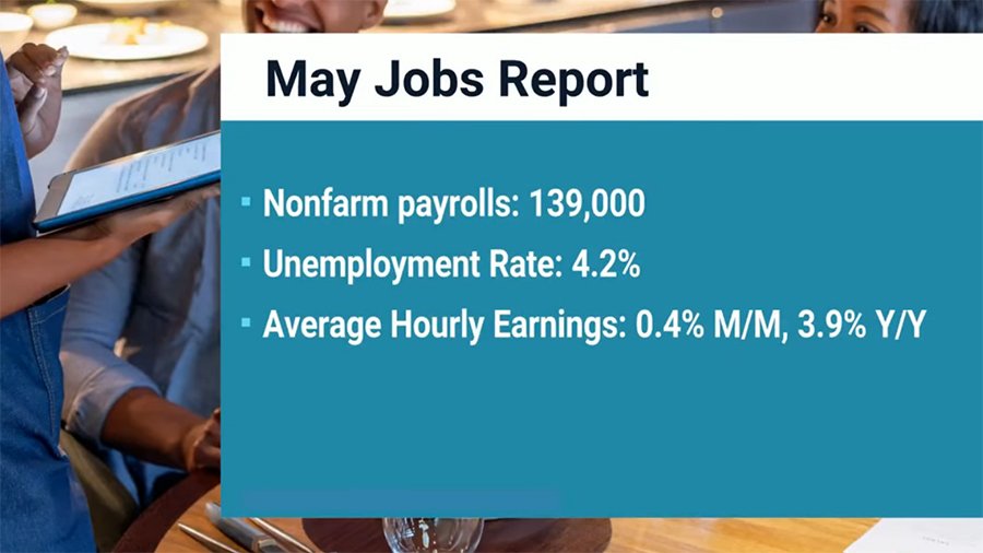 May 2025 jobs report - 139K jobs added