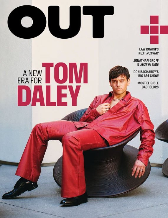 Tom Daley covers OUT Magazine