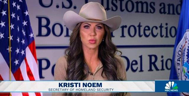 Homeland Security Secretary Kristi Noem (screen capture)