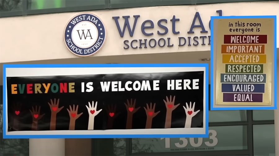 Idaho AG says schools cannot post signs saying "Everyone is Welcome Here"