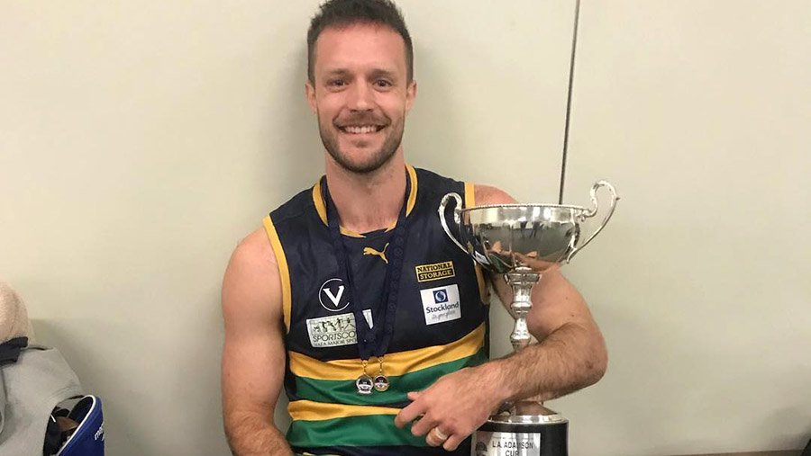 Mitch Brown (above), a former Australian Football League (AFL) player has come out as bisexual, becoming the first openly queer man in the league’s 129-year history.