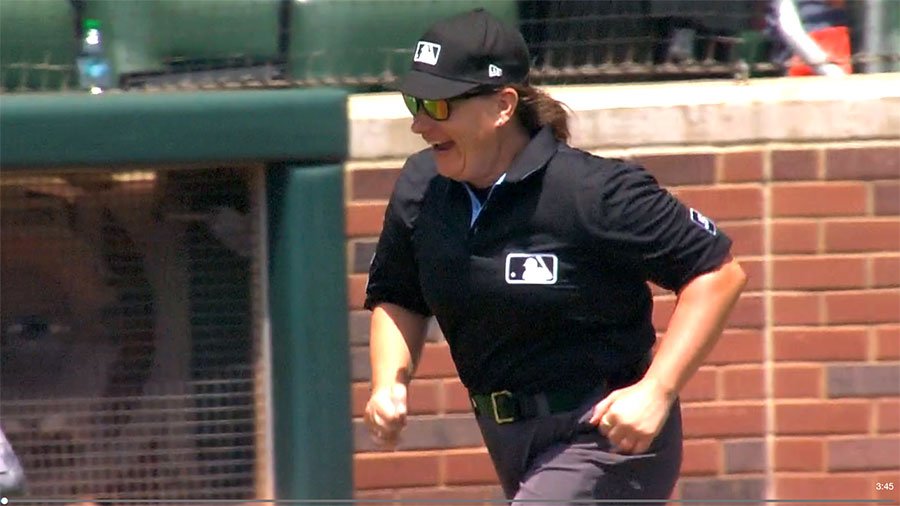 Jen Pawol becomes first woman umpire in Major League Baseball