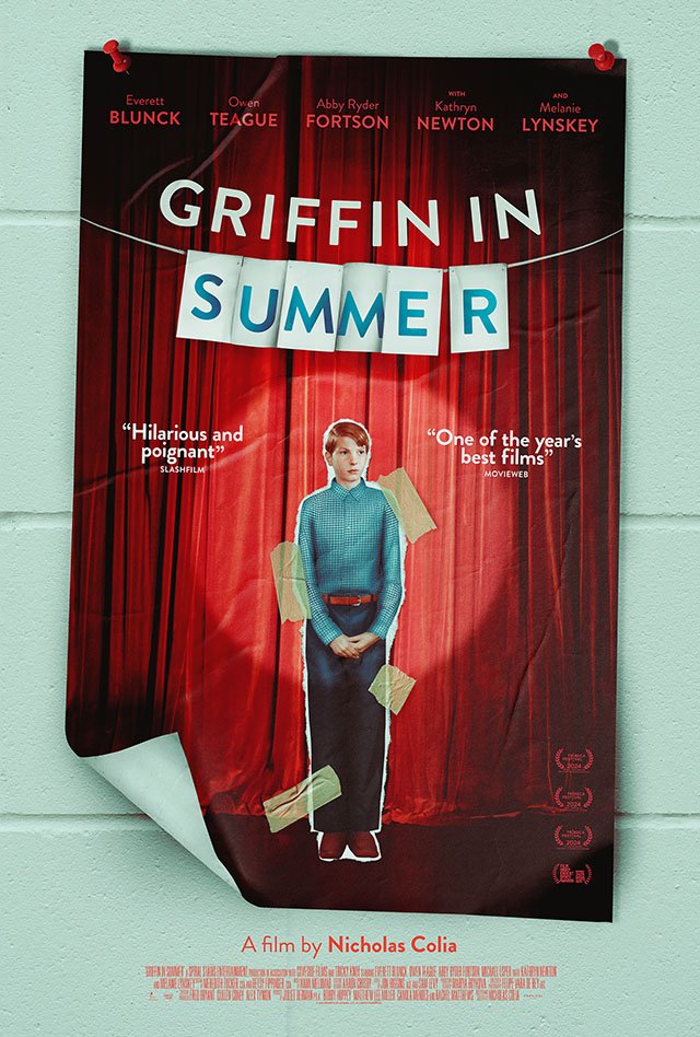 Official poster for 'Griffin in Summer'