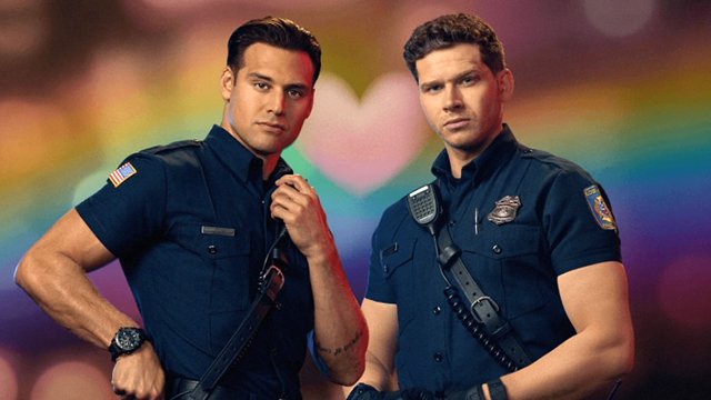L-R Ryan Guzman, Oliver Stark of "9-1-1"
