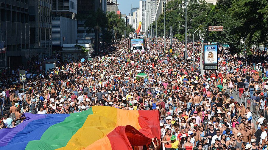 São Paulo's 18th annual LGBT Pride Parade 2014 (CC license)