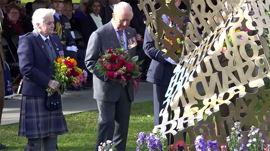 King Charles attends unveiling of monument dedicated to LGBTQ military service members