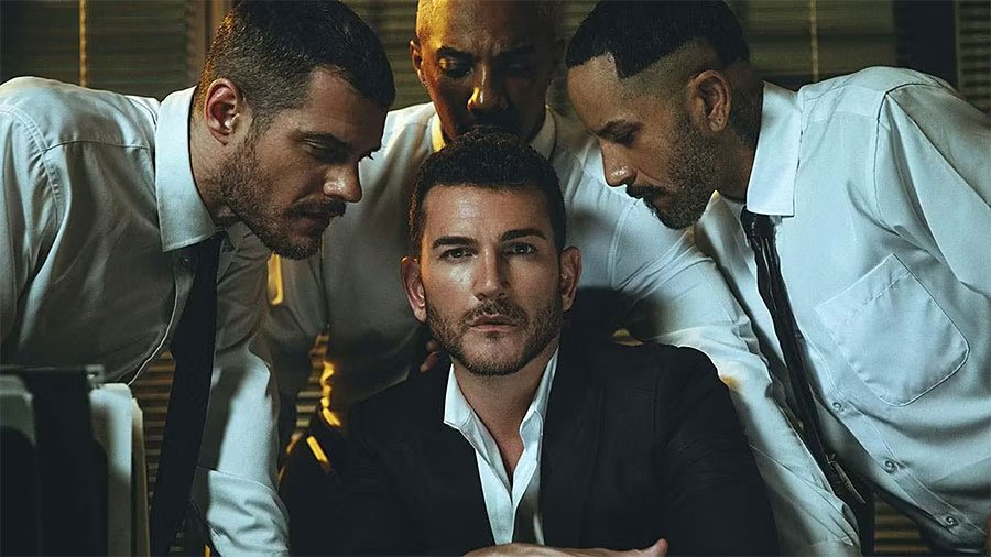 Scene from Jim Verraros' new music video "Good Boy"