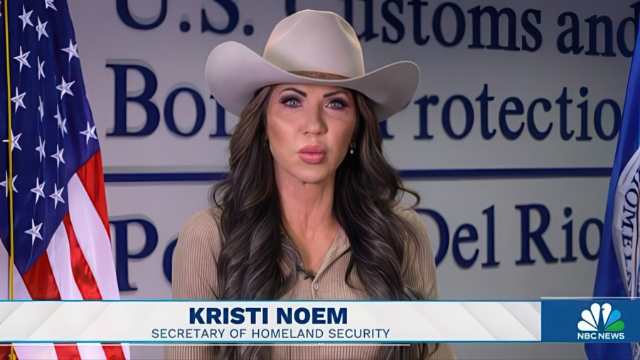 Homeland Security Sec. Kristi Noem (screen cap)