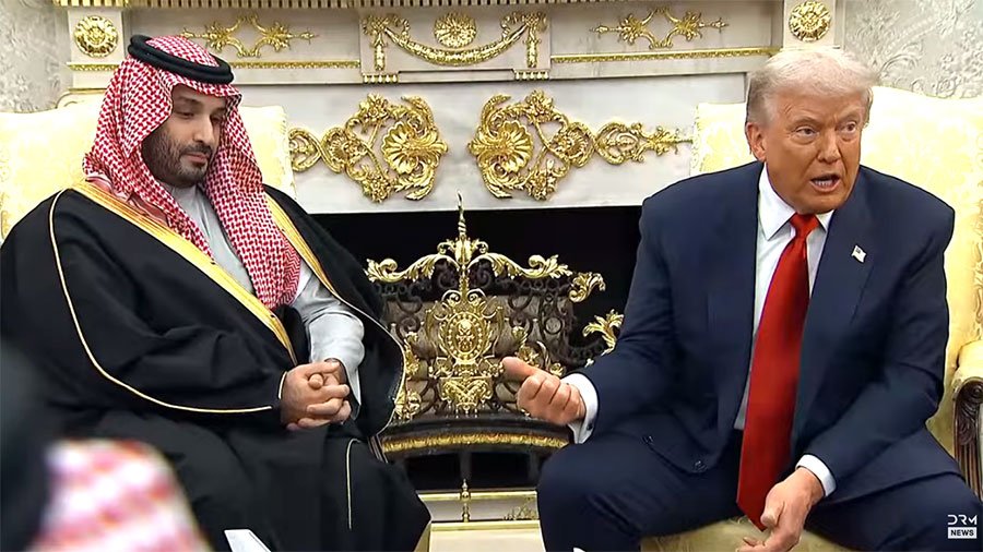 Saudi Prince Mohammed bin Salman and Donald Trump