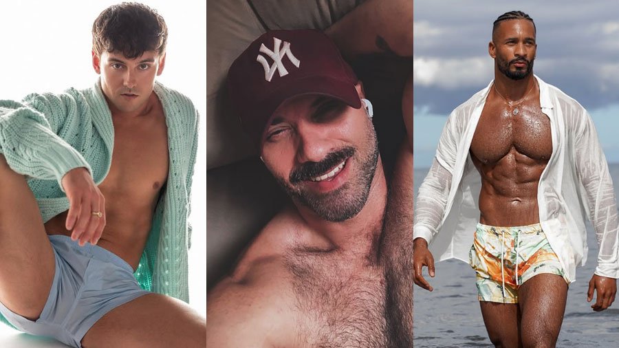Tom Daley, David Demito, and Joel Wieneke (via Instagram)