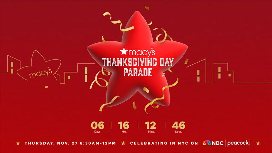 Countdown to Macy's Thanksgiving Day Parade