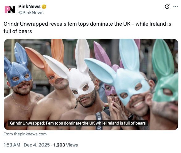 Grindr Unwrapped 2025