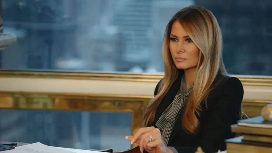 Melania Trump in 'Melania' (photo: Amazon/MGM Studios)