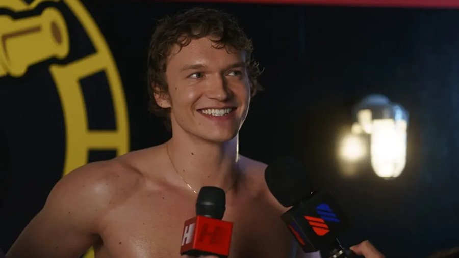 Connor Storrie in Heated Rivalry (image via Bell Media)