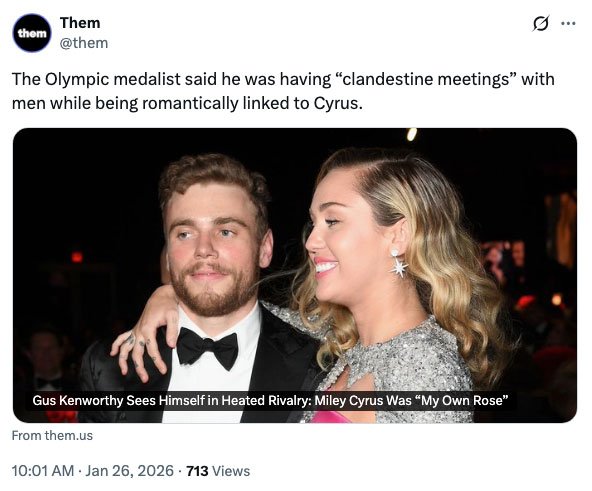Gus Kenworthy can relate to "Heated Rivalry"
