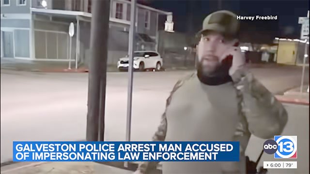 Joshua Warner arrested for impersonating ICE officer (screen cap)