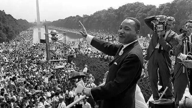 Martin Luther King Jr. at the March on Washington, August 1963