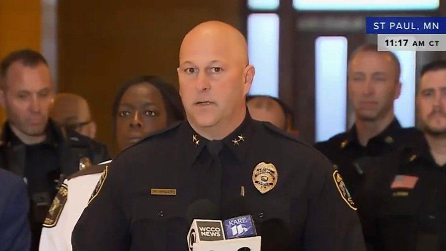 Brooklyn Park Police Chief Mark Bruley (screen cap)