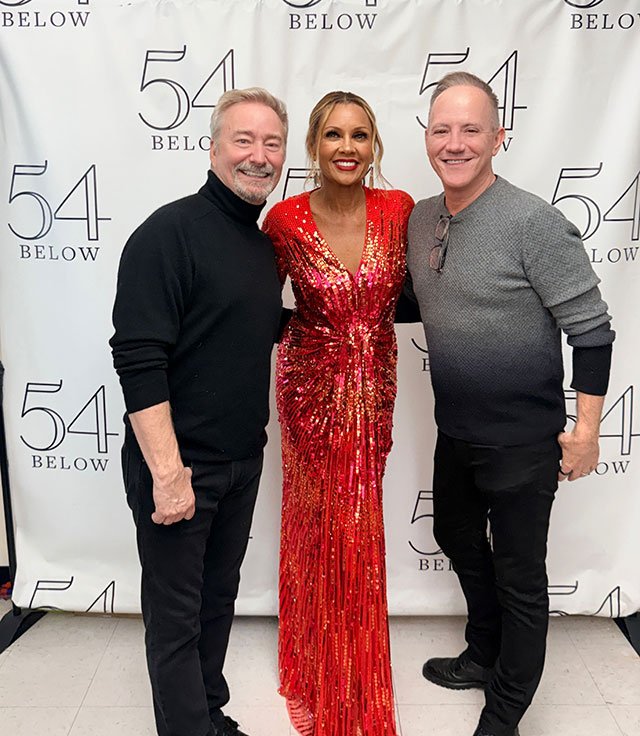Backstage after Vanessa's concert with Michael