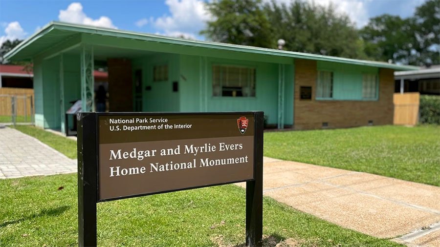 The Medgar & Myrlie Evers Home National Monument (via National Park Services)
