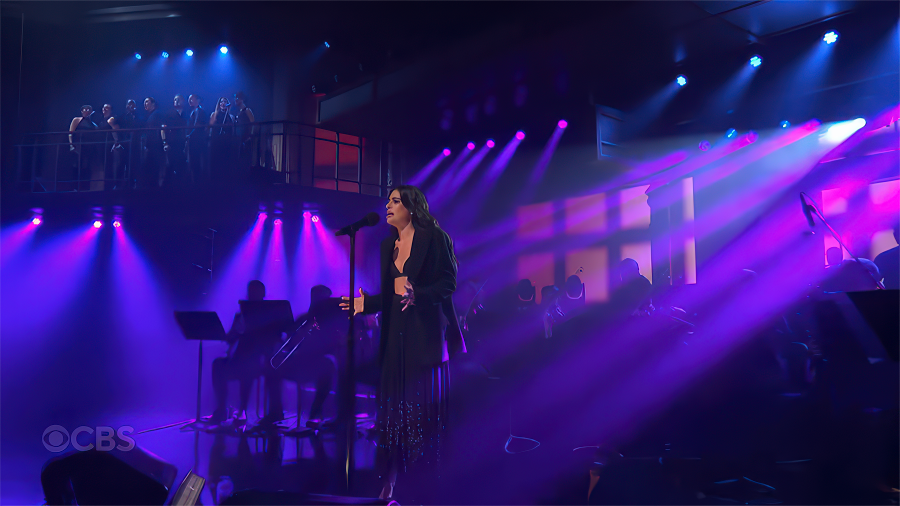 Lea Michele and the cast and orchestra of the Broadway revival of CHESS