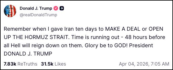Donald Trump issued a 48-hour threat to Iran today following two U.S. aircraft being shot down by "decimated" Iranian forces