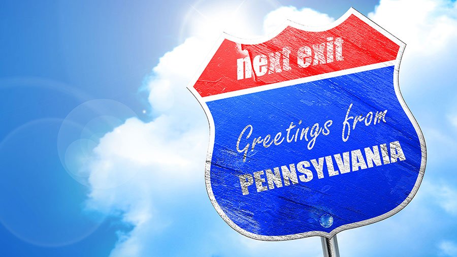 Greetings from Pennsylvania (via Depositphotos)