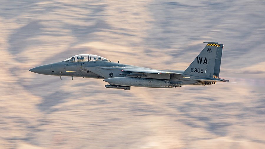 An American fighter jet was shot down in Iran today. (image via Depositphotos)