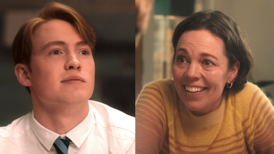 Kit Connor and Olivia Colman in 'Heartstopper' (image via Netflix)