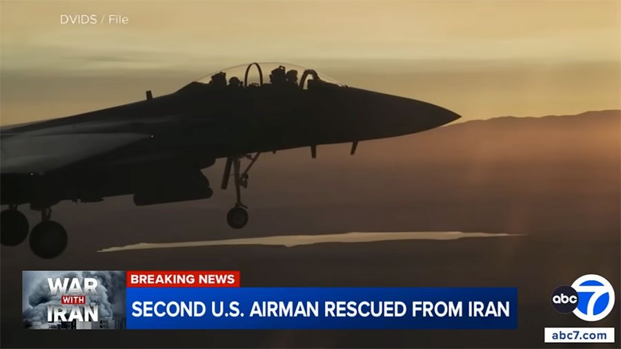 U.S. airman rescued after fighter jet shot down over Iran