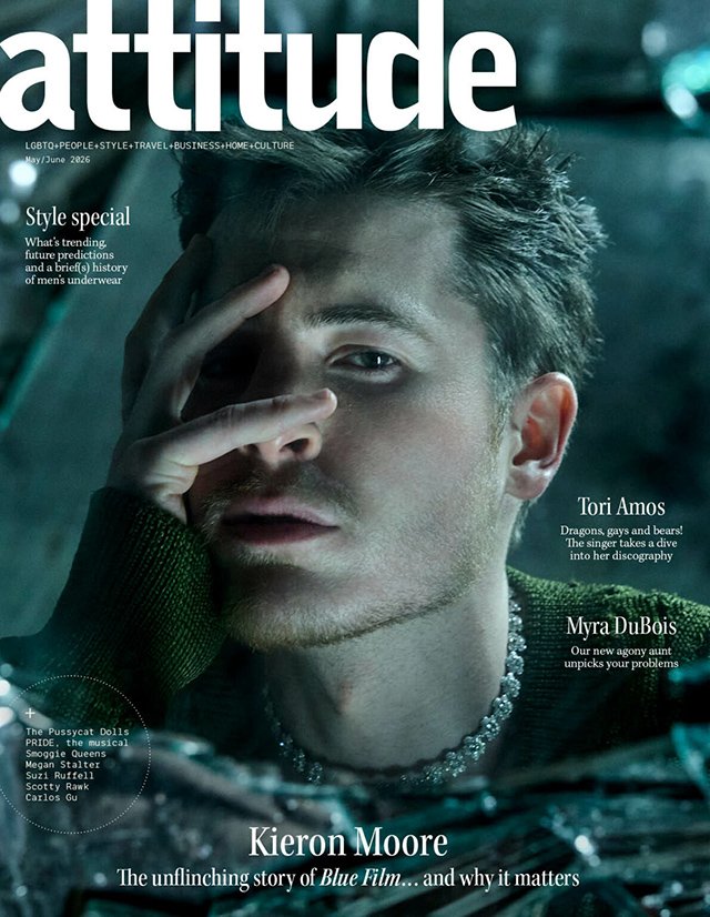 Attitude Magazine featuring Kieron Moore