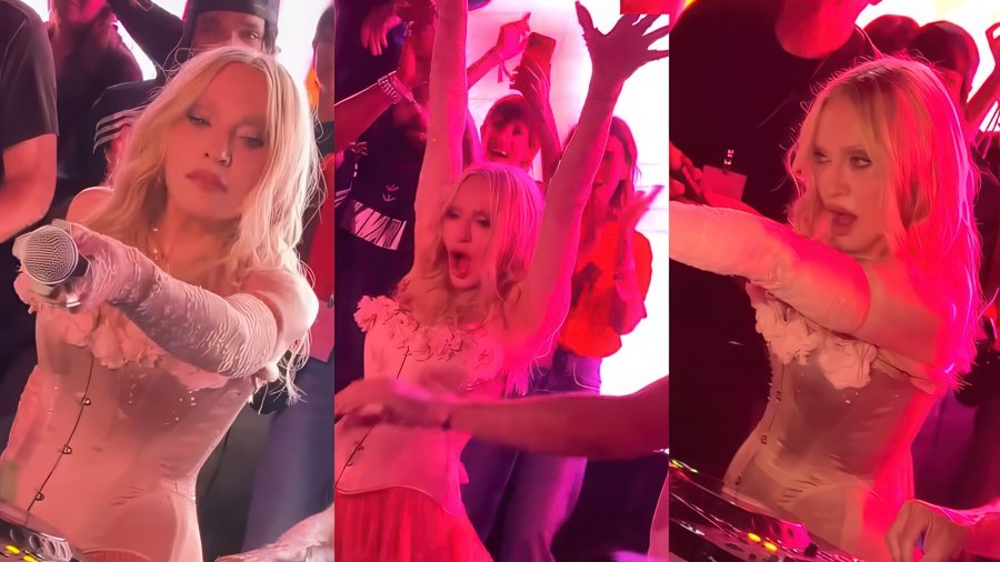 Madonna at The Abbey (screen captures)