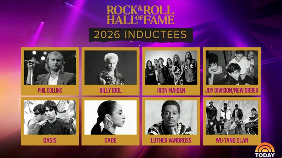 2026 inductees to the Rock & Roll Hall of Fame announced