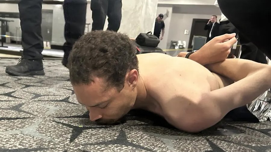 Alleged shooter at White House Correspondents' Dinner in DC (image via Truth Social