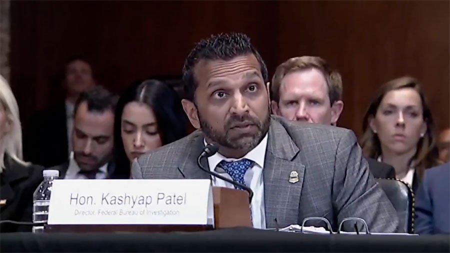 Kash Patel crashes out during Senate hearing