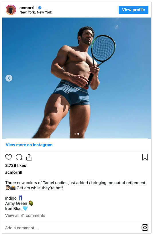 Andrew Morrill featured in this week's Tennis Tuesday