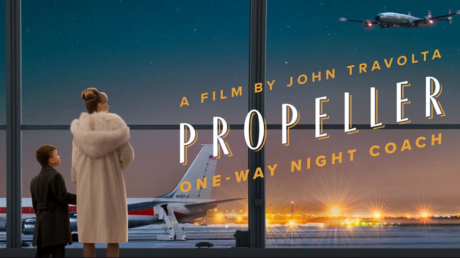 Logo for "Propeller One-Way Night Coach"