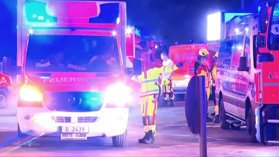 A car drove into the crowd at Berlin Pride parade