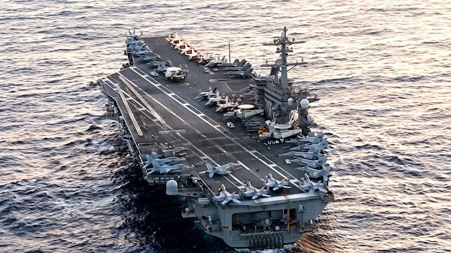 US aircraft carrier (screen capture)