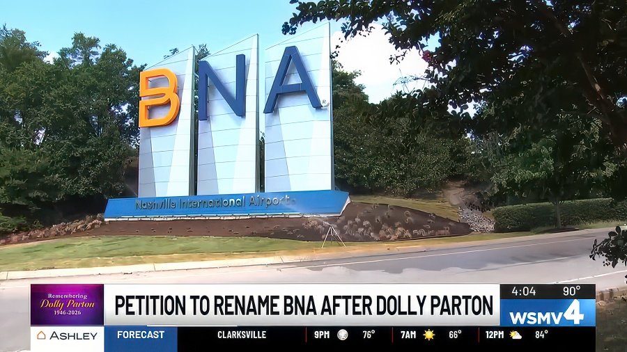 The governor of Tennessee has announced plans to rename Nashville's airport after Dolly Parton