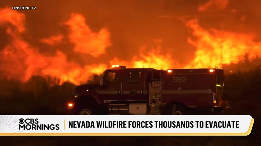 Nevada wildfire has burned over 15,000 acres