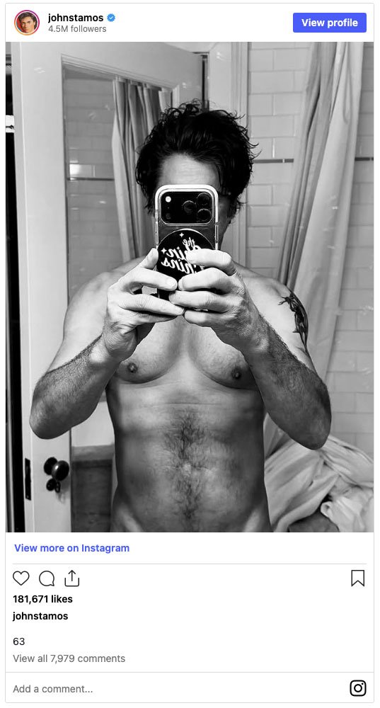 John Stamos celebrated 63