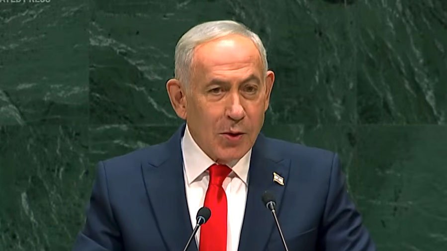 Prime Minister Benjamin Netanyahu of Israel at the United Nations
