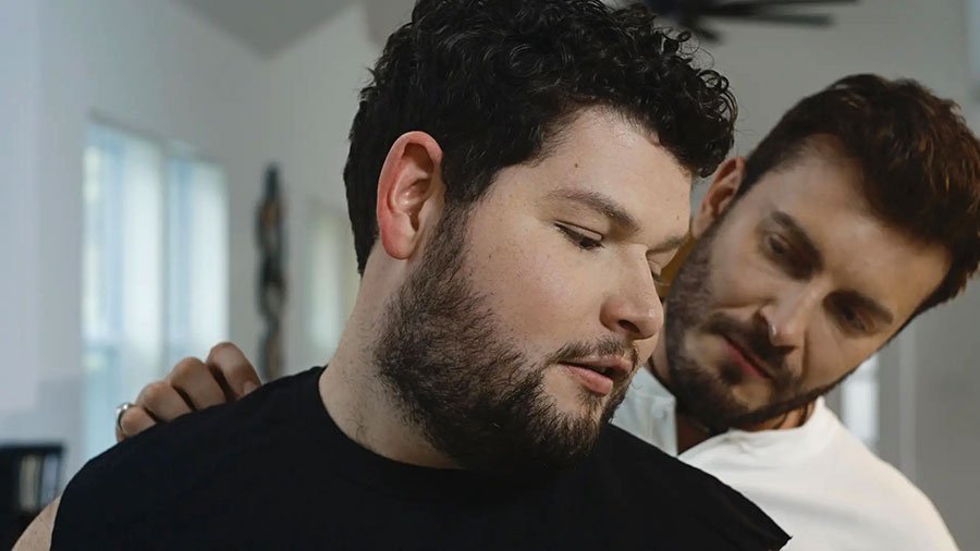 Nicholas Molencupp and Cameron Moir in a scene from "In Between" (promo photo)