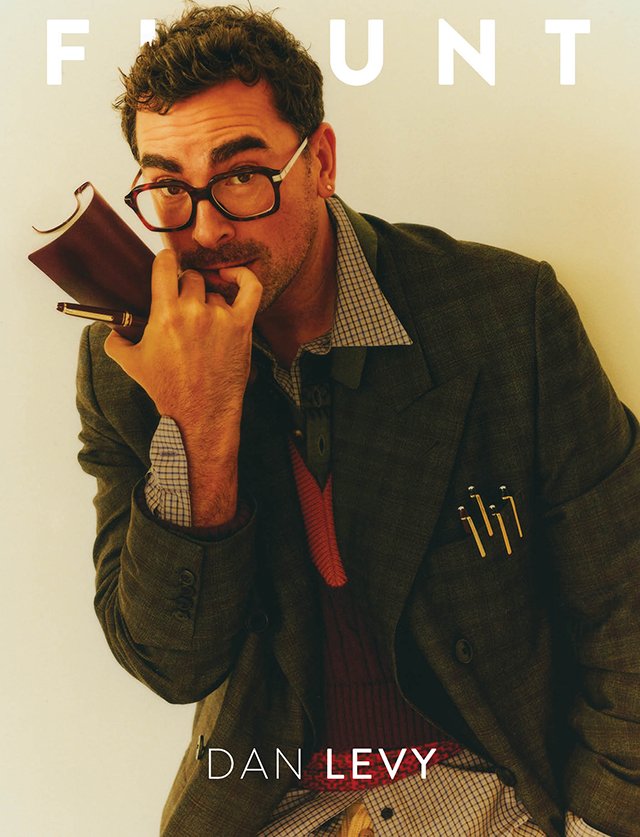 Dan Levy covers Flaunt Magazine